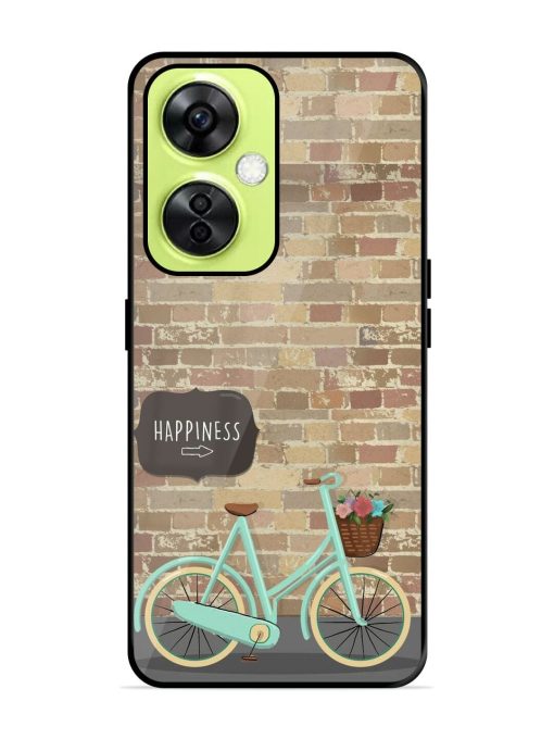 Pedaling Towards Happiness Glossy Soft Edge Case for Oneplus Nord Ce 3 Lite (5G) Chachhi