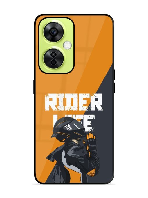 Ride Never Ends Glossy Soft Edge Case for Oneplus Nord Ce 3 Lite (5G) Chachhi