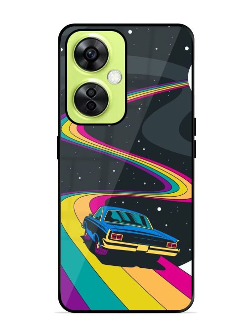 Rainbow Road Glossy Soft Edge Case for Oneplus Nord Ce 3 Lite (5G) Chachhi