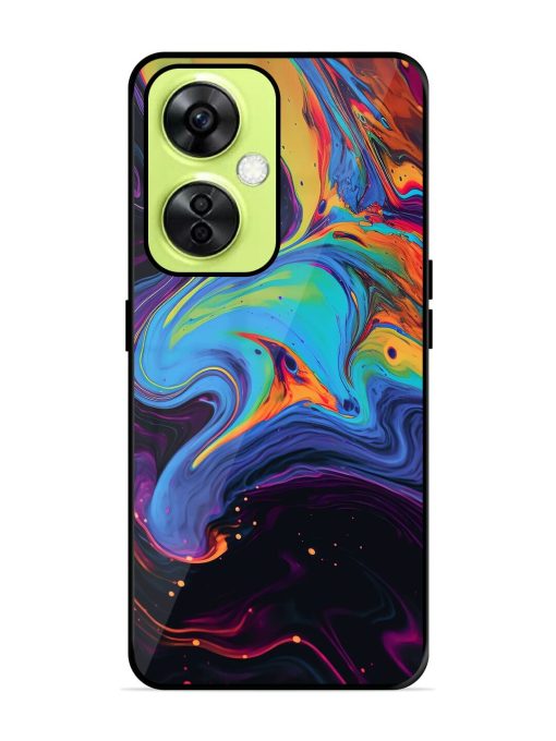 Liquid Dreamscape Glossy Soft Edge Case for Oneplus Nord Ce 3 Lite (5G) Chachhi