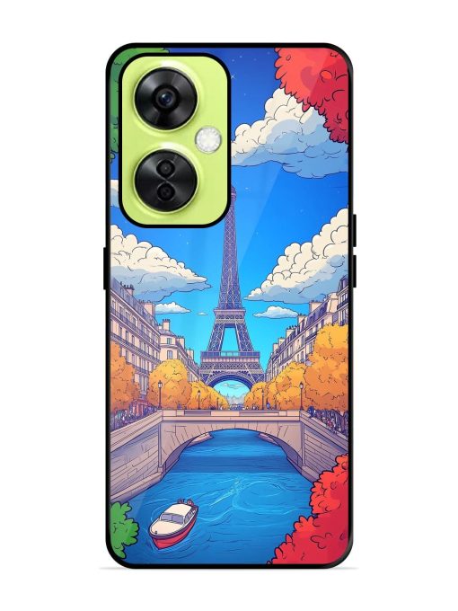 Parisian Panorama Glossy Soft Edge Case for Oneplus Nord Ce 3 Lite (5G) Chachhi