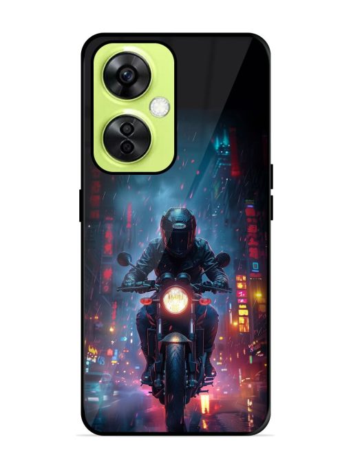 Neon Nights Glossy Soft Edge Case for Oneplus Nord Ce 3 Lite (5G) Chachhi