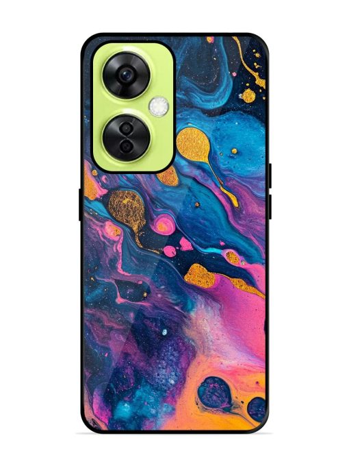 Cosmic Swirl Glossy Soft Edge Case for Oneplus Nord Ce 3 Lite (5G)