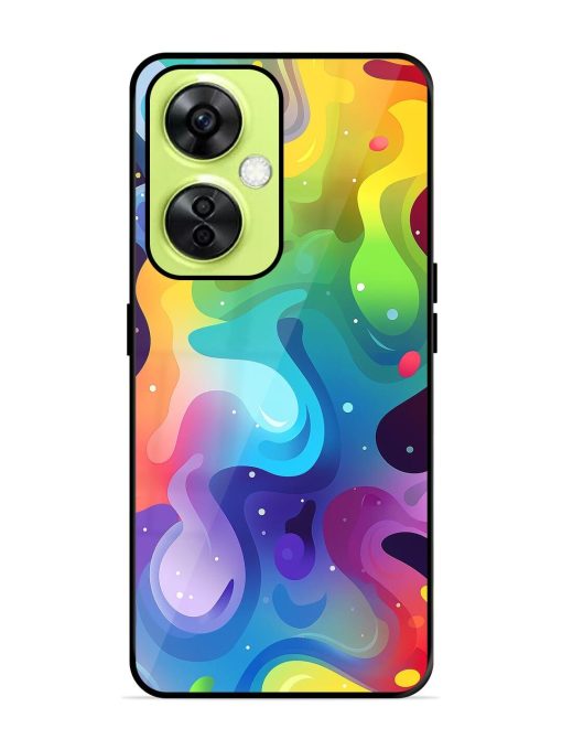 Rainbow River Glossy Soft Edge Case for Oneplus Nord Ce 3 Lite (5G) Chachhi