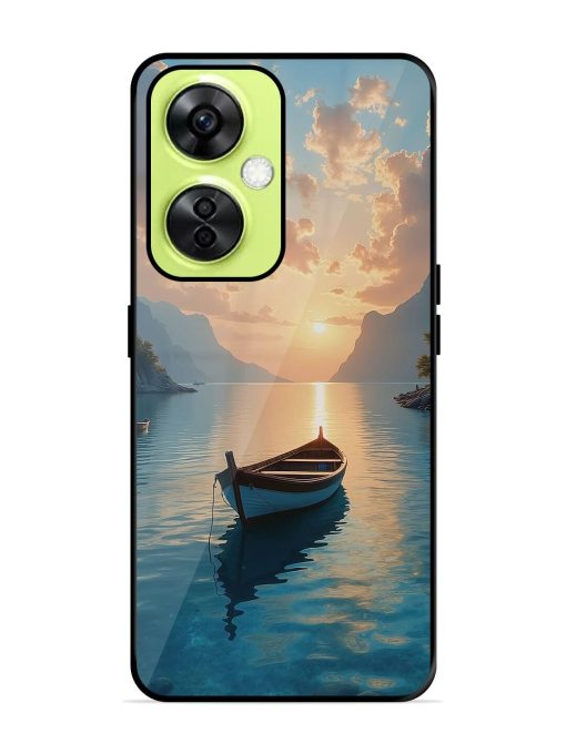 Serene Sunset Glossy Soft Edge Case for Oneplus Nord Ce 3 Lite (5G)