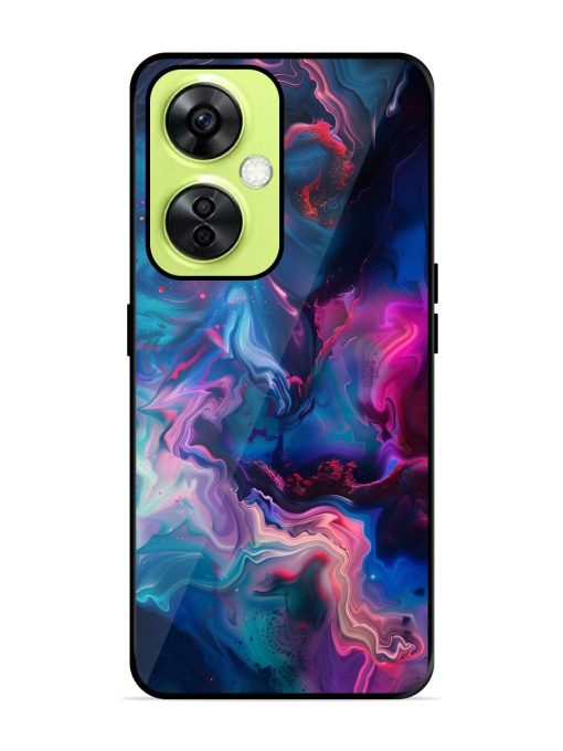 Cosmic Swirl Glossy Soft Edge Case for Oneplus Nord Ce 3 Lite (5G) Chachhi