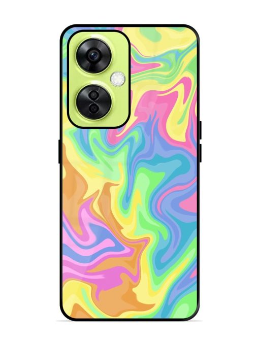 Whimsical Swirl Glossy Soft Edge Case for Oneplus Nord Ce 3 Lite (5G) Chachhi