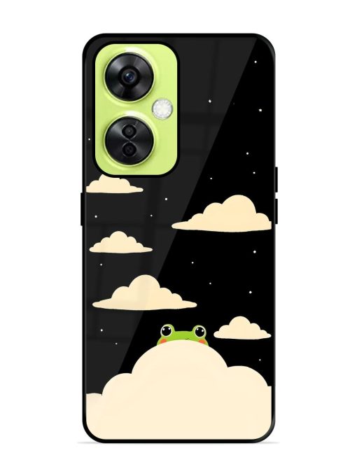 Froggy Night Sky Glossy Soft Edge Case for Oneplus Nord Ce 3 Lite (5G) Chachhi