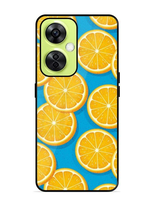 Citrus Symphony Glossy Soft Edge Case for Oneplus Nord Ce 3 Lite (5G)