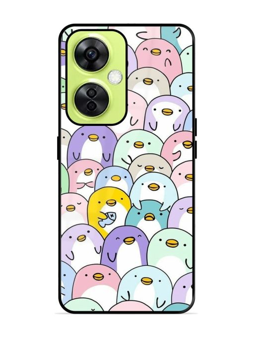 Penguin Party Glossy Soft Edge Case for Oneplus Nord Ce 3 Lite (5G)