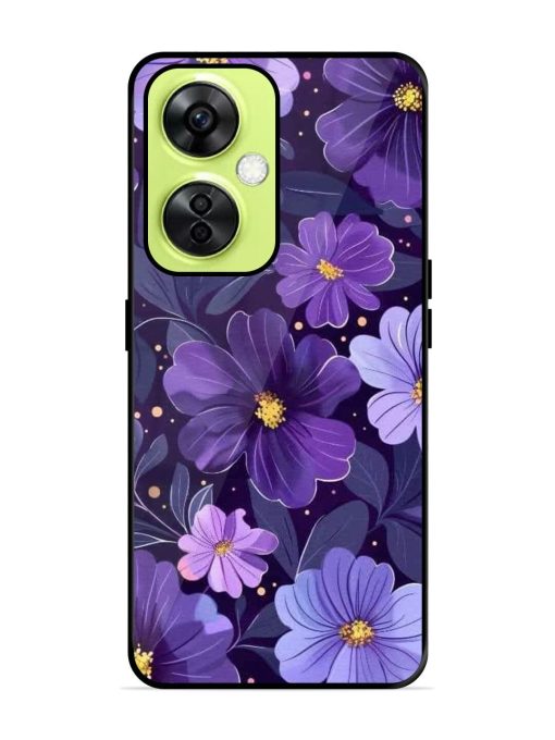 Purple Paradise Glossy Soft Edge Case for Oneplus Nord Ce 3 Lite (5G) Chachhi