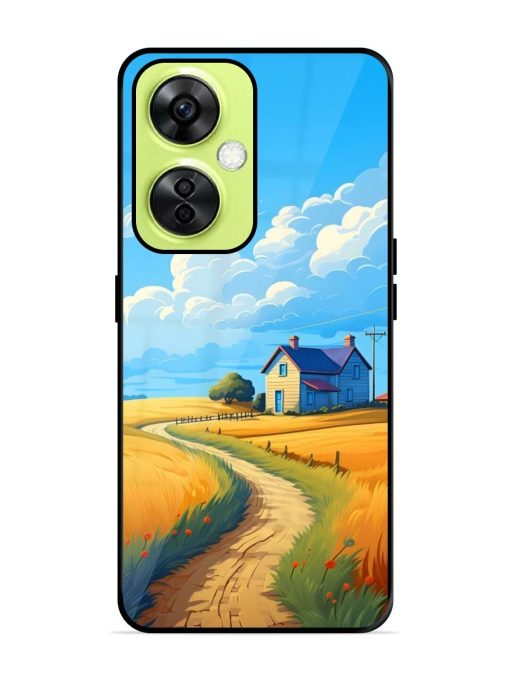 Countryside Cottage Glossy Soft Edge Case for Oneplus Nord Ce 3 Lite (5G) Chachhi