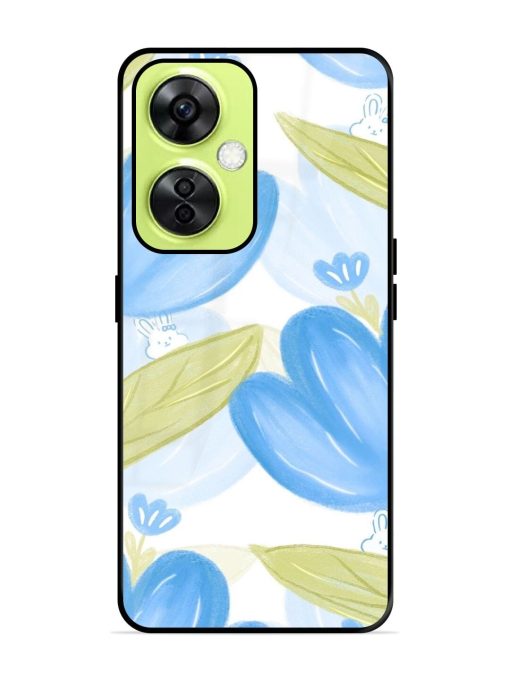 Bunny'S Blue Garden Glossy Soft Edge Case for Oneplus Nord Ce 3 Lite (5G) Chachhi