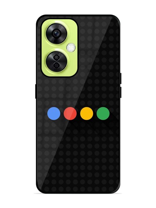 Google Dots Glossy Soft Edge Case for Oneplus Nord Ce 3 Lite (5G) Chachhi