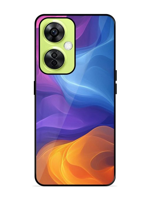 Cosmic Currents Glossy Soft Edge Case for Oneplus Nord Ce 3 Lite (5G)