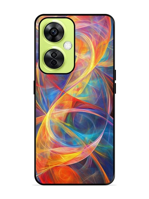 Cosmic Currents Glossy Soft Edge Case for Oneplus Nord Ce 3 Lite (5G) Chachhi