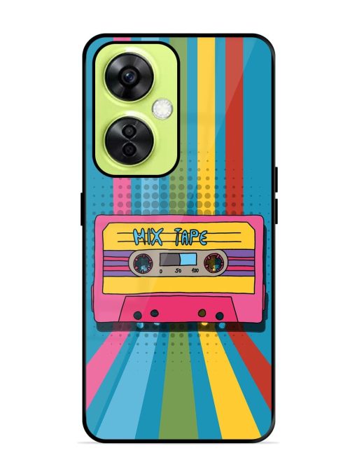 Retro Cassette Tapes Glossy Soft Edge Case for Oneplus Nord Ce 3 Lite (5G)