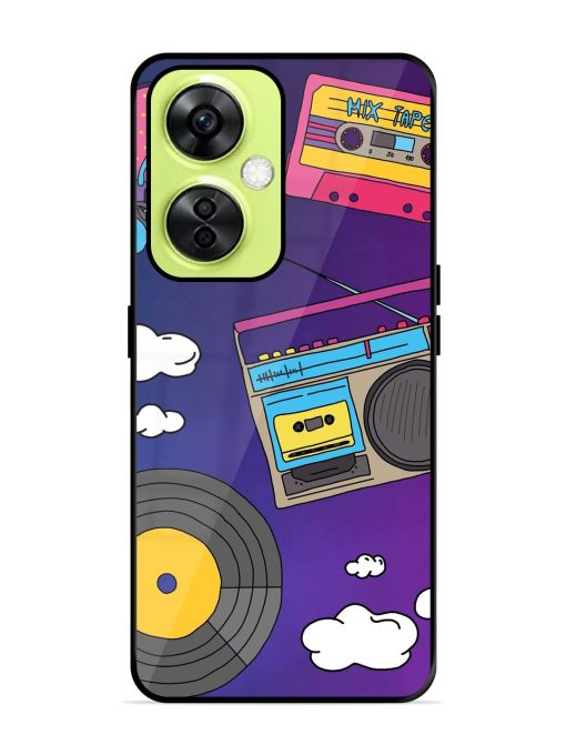 Retro Vibes Glossy Soft Edge Case for Oneplus Nord Ce 3 Lite (5G) Chachhi