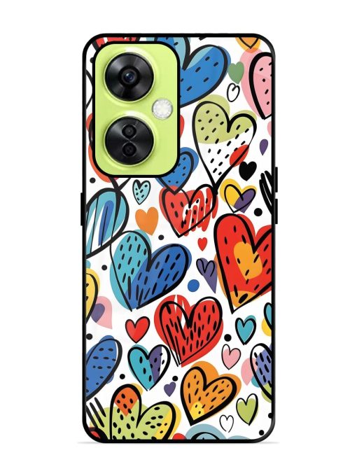 Heartfelt Harmony Glossy Soft Edge Case for Oneplus Nord Ce 3 Lite (5G) Chachhi