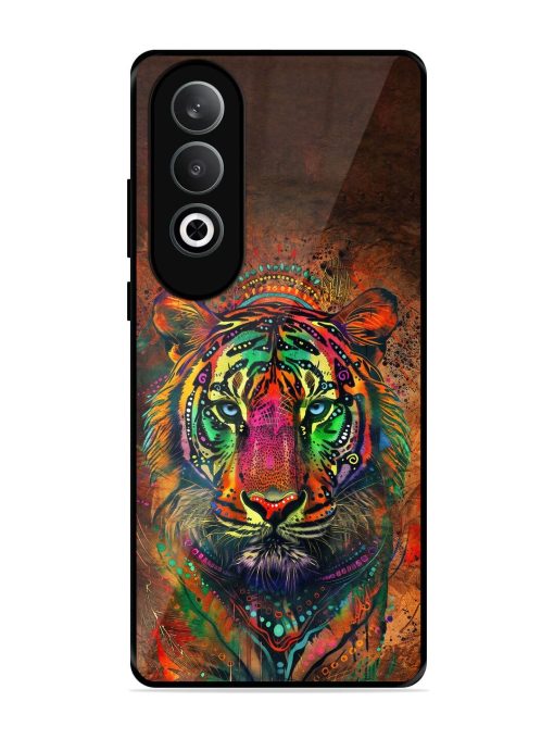 Cosmic Tiger Glossy Soft Edge Case for Oneplus Nord Ce 4 (5G) Chachhi