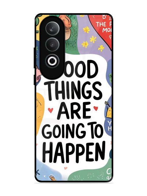 Uplifting Scribbles Glossy Soft Edge Case for Oneplus Nord Ce 4 (5G) Chachhi