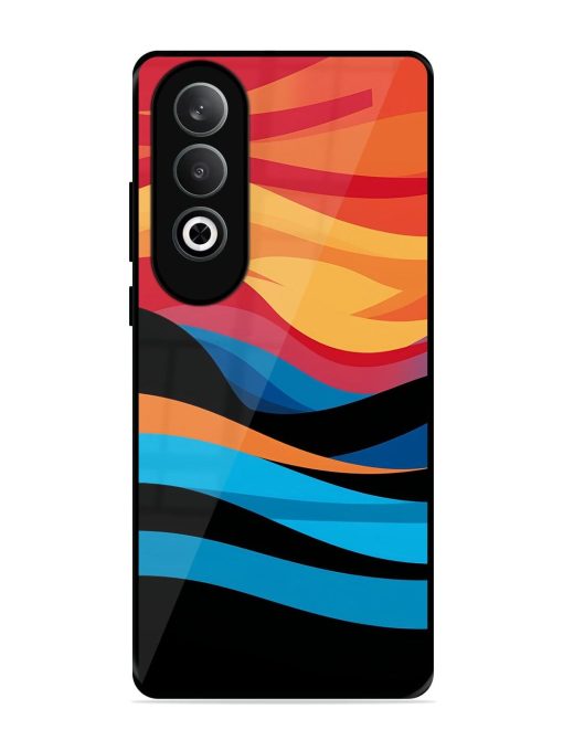 Blazing Currents Glossy Soft Edge Case for Oneplus Nord Ce 4 (5G) Chachhi