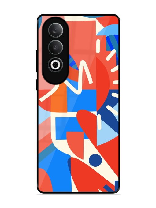 Abstract Harmony Glossy Soft Edge Case for Oneplus Nord Ce 4 (5G) Chachhi