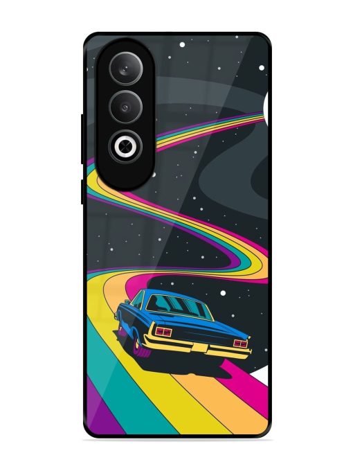 Rainbow Road Glossy Soft Edge Case for Oneplus Nord Ce 4 (5G) Chachhi