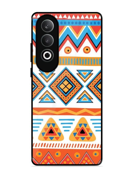 Vibrant Tribal Pattern Glossy Soft Edge Case for Oneplus Nord Ce 4 (5G) Chachhi