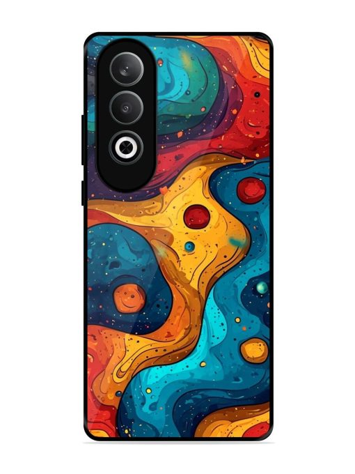 Cosmic Swirl Glossy Soft Edge Case for Oneplus Nord Ce 4 (5G) Chachhi