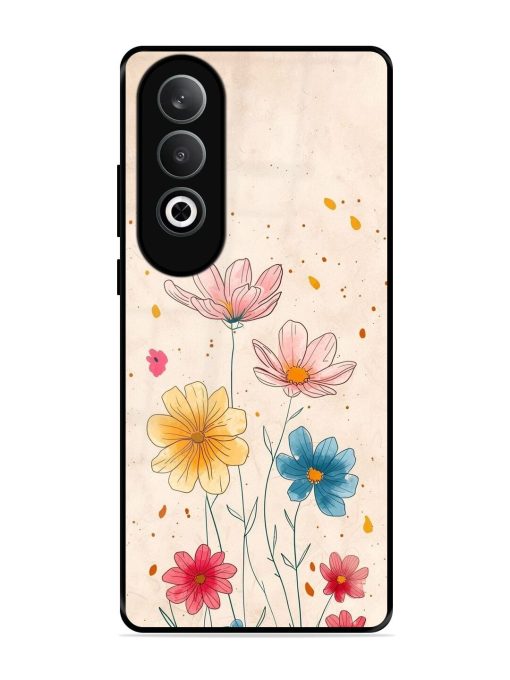 Delicate Bloom Glossy Soft Edge Case for Oneplus Nord Ce 4 (5G) Chachhi