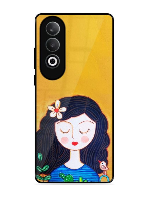 Girl Illustration Glossy Soft Edge Case for Oneplus Nord Ce 4 (5G) Chachhi