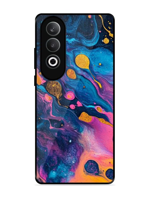 Cosmic Swirl Glossy Soft Edge Case for Oneplus Nord Ce 4 (5G) Chachhi