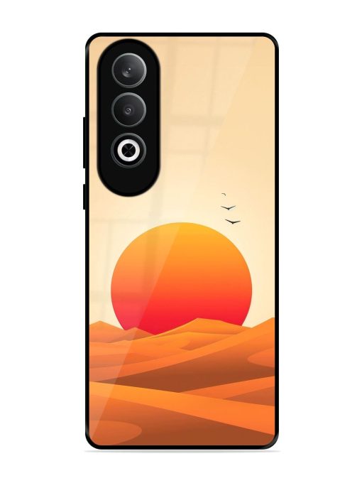 Desert Sunset Glossy Soft Edge Case for Oneplus Nord Ce 4 (5G) Chachhi