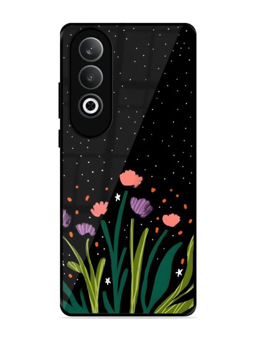 Midnight Bloom Glossy Soft Edge Case for Oneplus Nord Ce 4 (5G) Chachhi