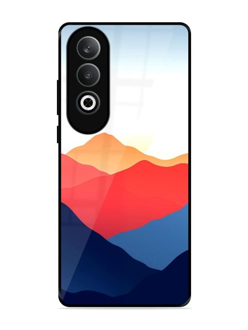 Sunset Peaks Glossy Soft Edge Case for Oneplus Nord Ce 4 (5G) Chachhi