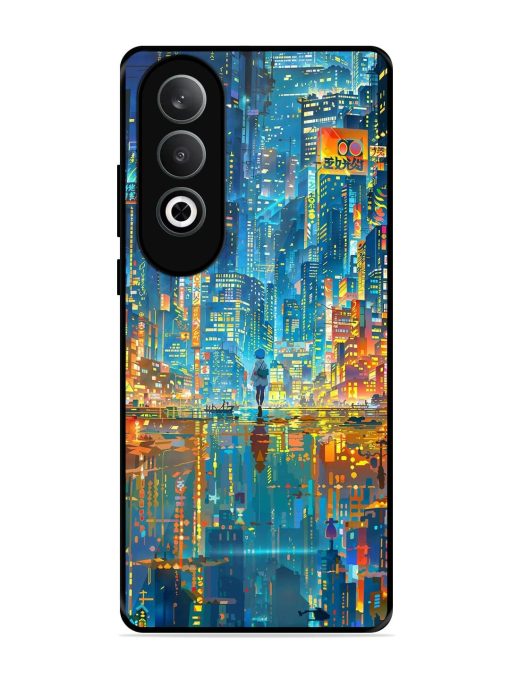 Neon Metropolis Glossy Soft Edge Case for Oneplus Nord Ce 4 (5G) Chachhi