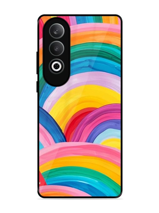 Rainbow Symphony Glossy Soft Edge Case for Oneplus Nord Ce 4 (5G) Chachhi