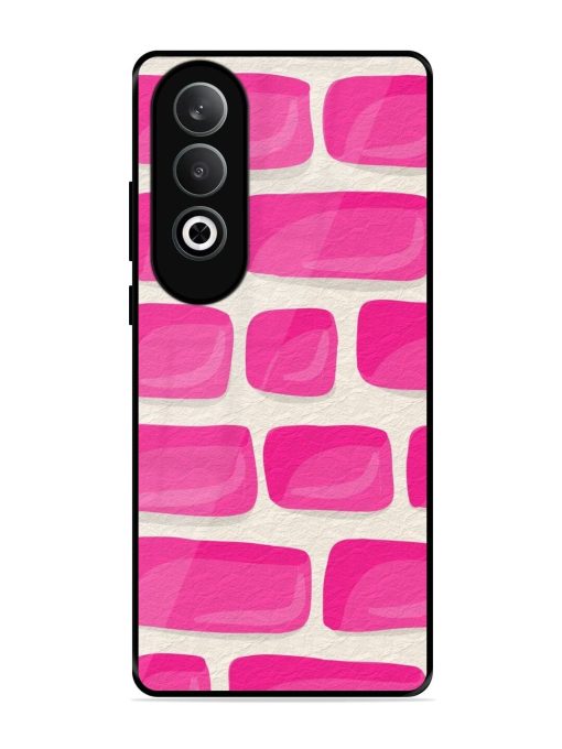 Pink Brick Wall Glossy Soft Edge Case for Oneplus Nord Ce 4 (5G) Chachhi