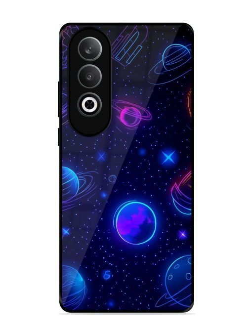 Neon Cosmos Glossy Soft Edge Case for Oneplus Nord Ce 4 (5G)