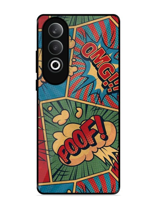 Comic Book Chaos Glossy Soft Edge Case for Oneplus Nord Ce 4 (5G) Chachhi