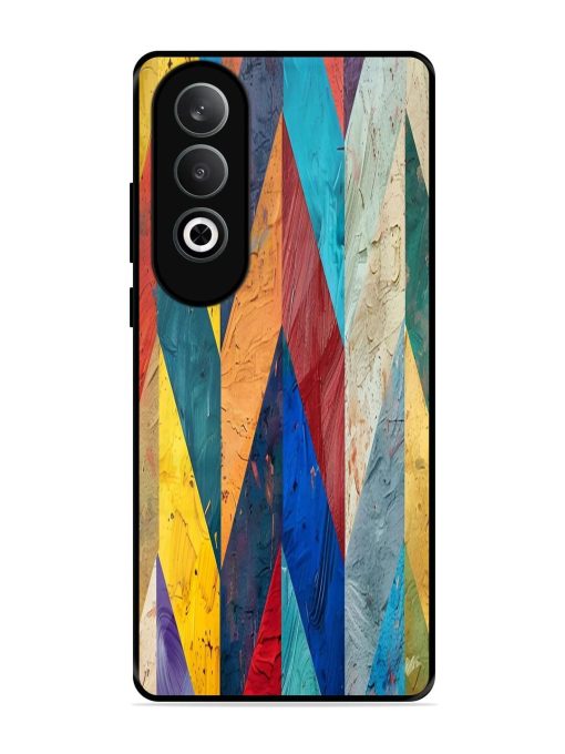 Abstract Tapestry Glossy Soft Edge Case for Oneplus Nord Ce 4 (5G) Chachhi