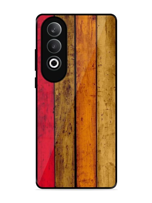 Colorful Woodgrain Glossy Soft Edge Case for Oneplus Nord Ce 4 (5G) Chachhi