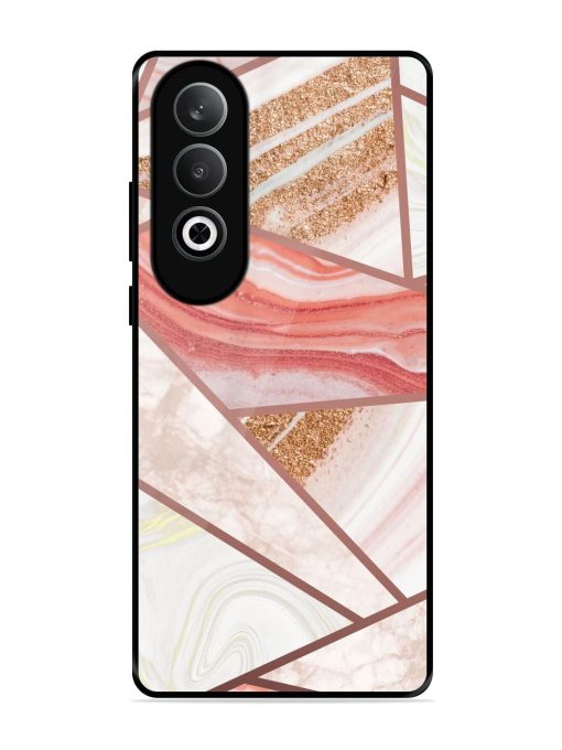 Rosy Mosaic Glossy Soft Edge Case for Oneplus Nord Ce 4 (5G) Chachhi