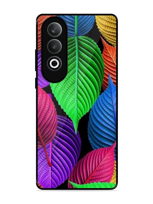 Rainbow Leaf Symphony Glossy Soft Edge Case for Oneplus Nord Ce 4 (5G) Chachhi