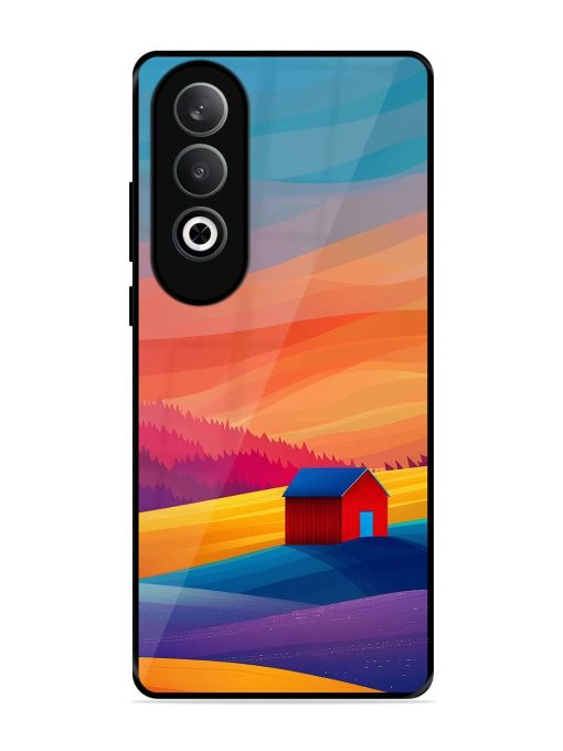 Sunset Solitude Glossy Soft Edge Case for Oneplus Nord Ce 4 (5G)