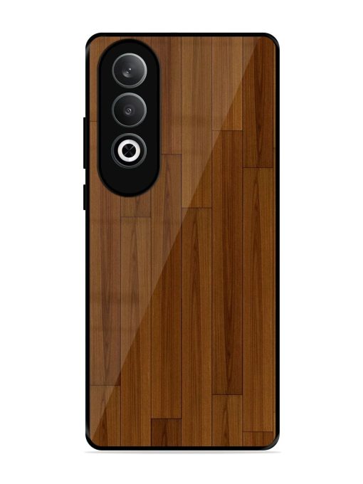 Warm Woodgrain Glossy Soft Edge Case for Oneplus Nord Ce 4 (5G) Chachhi