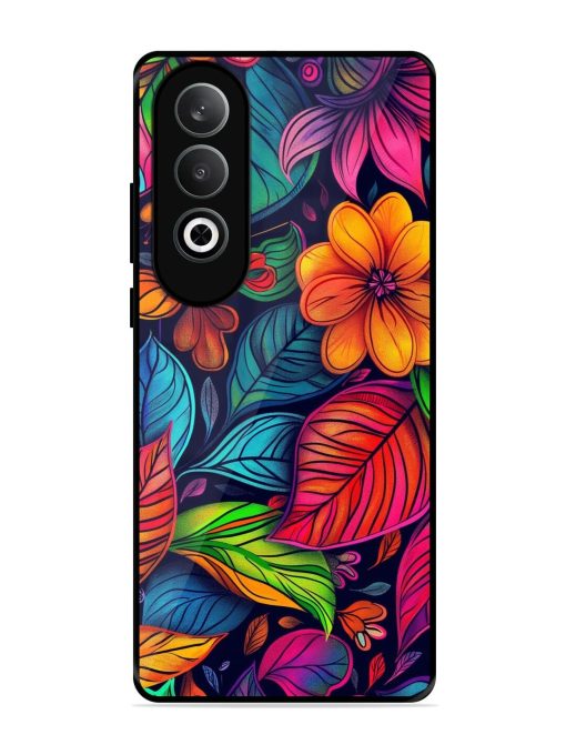 Rainbow Of Blooms Glossy Soft Edge Case for Oneplus Nord Ce 4 (5G) Chachhi