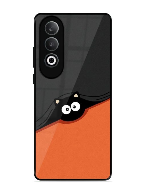 Peek-A-Boo Kitty Glossy Soft Edge Case for Oneplus Nord Ce 4 (5G) Chachhi