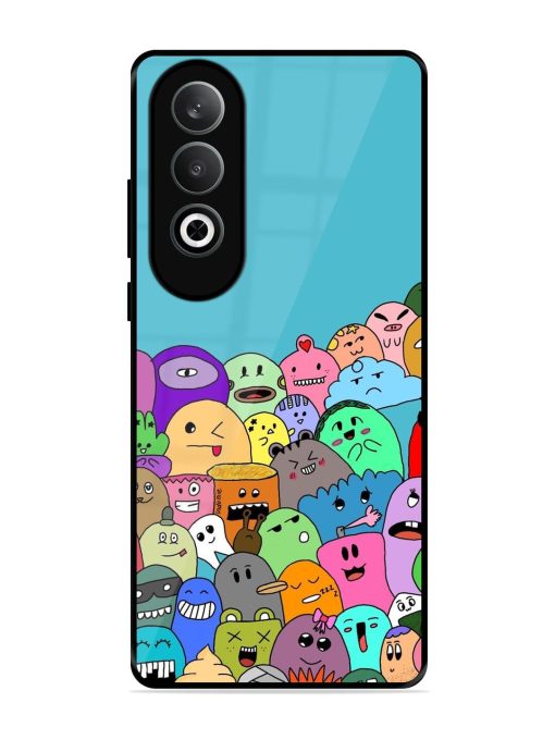 Monster Mash Glossy Soft Edge Case for Oneplus Nord Ce 4 (5G) Chachhi